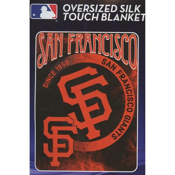 San Francisco Giants 60"x80" Silk Touch Blanket/Throw by Northwest Company - Picture 1 of 1